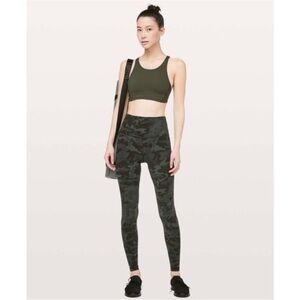 Lululemon Align Pant Full Length 28" Incognito Camo Multi Gator Green 2